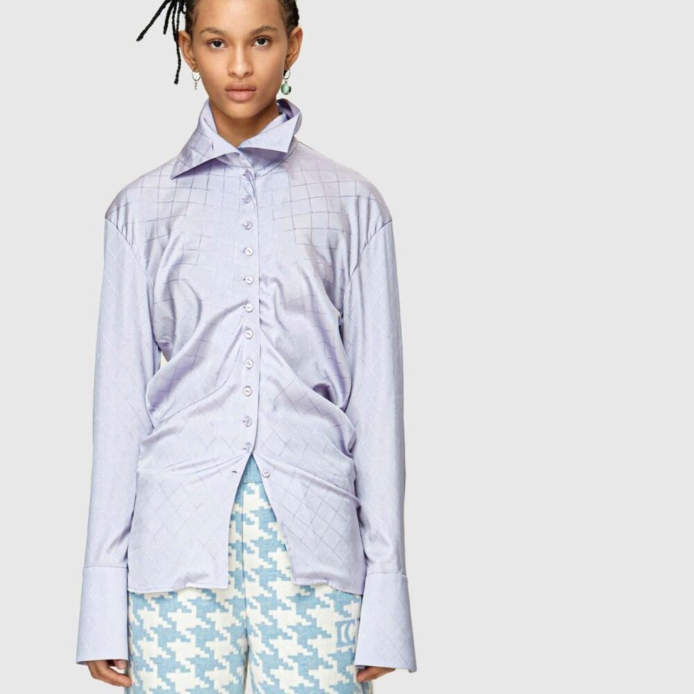 LOW CLASSIC Classic sailor button shirt